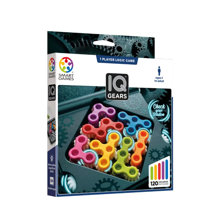 IUVI Games. Smart Games IQ Gears (ENG) - tantis.pl