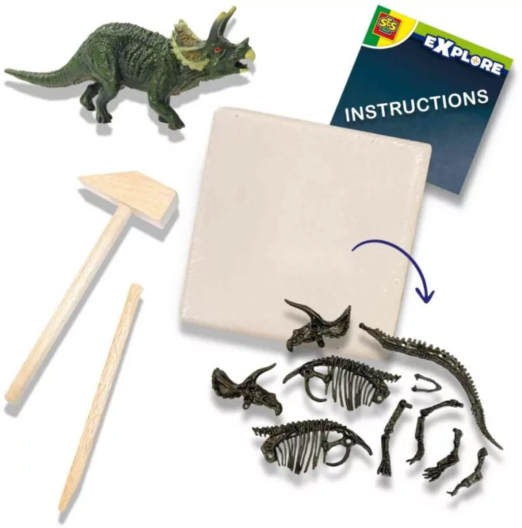 Explore Skamielina 2w1 Triceratops - tantis.pl