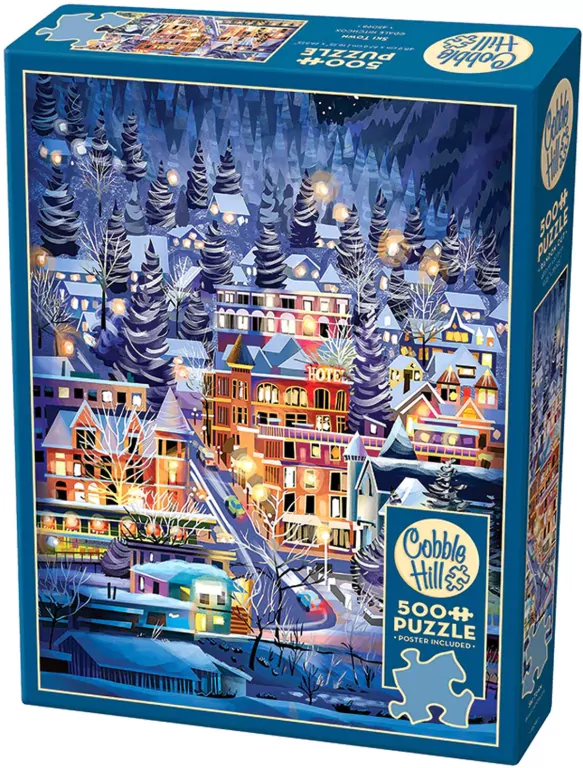 Puzzle 500 Miasteczko narciarskie G3 - tantis.pl