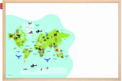 Tablica edukacyjna MEMOBE Animal adventure! 60x40 cm