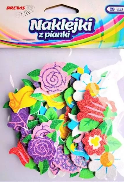 Naklejki z pianki Kwiatki - tantis.pl