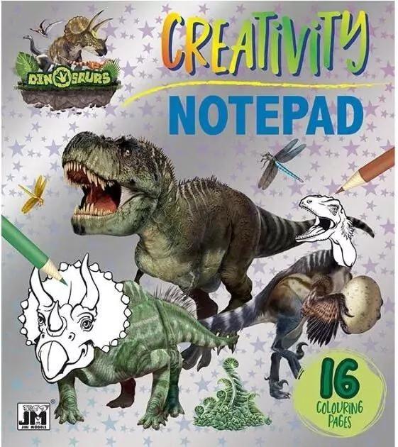 Notatnik kreatywny Dinozaury 16 kartek - tantis.pl