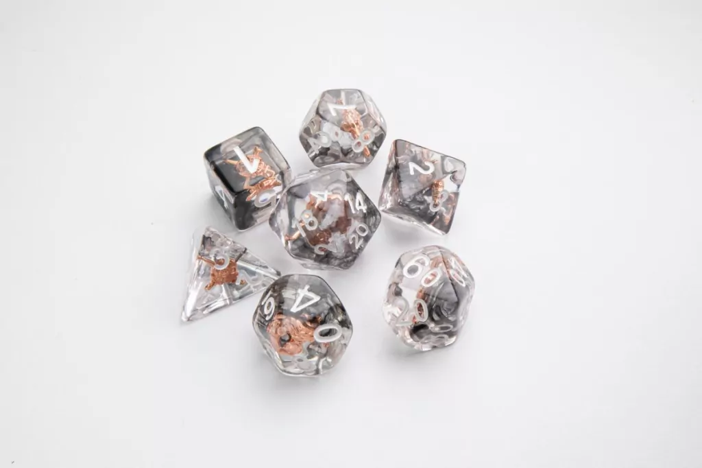 Gamegenic: Embraced Series - RPG Dice Set - Shield & Weapons - tantis.pl