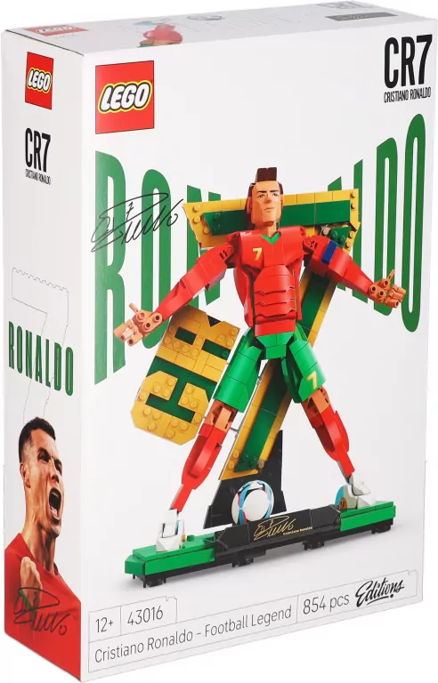 LEGO® Cristiano Ronaldo — piłkarska legenda 43016 - tantis.pl