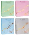 Torebka ozdobna 31x42x10cm hot-stamp mix ROZETTE - tantis.pl