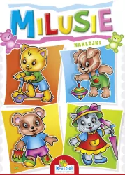 Kolorowanka. Milusie. Kot na hulajnodze