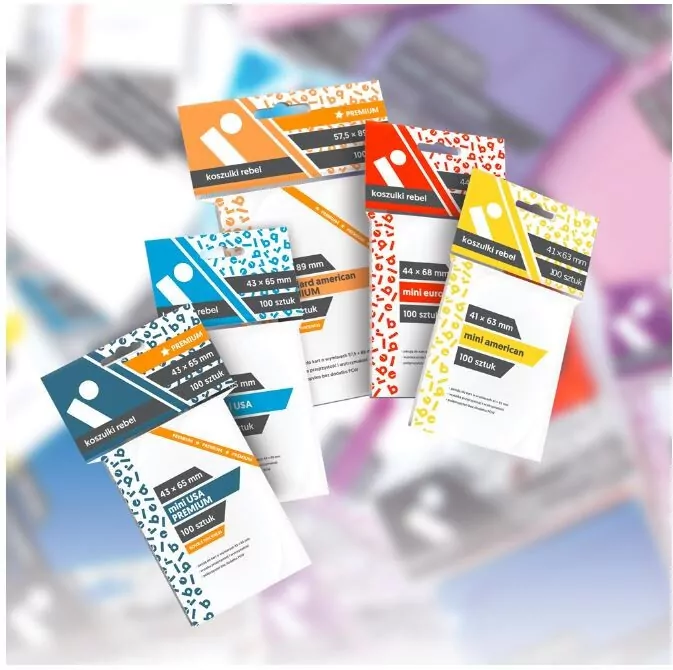 Koszulki na karty 100. 65 x 110 mm. Basilisk - tantis.pl