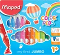 Flamastry jumbo colorpeps early age 12 kolorów - tantis.pl