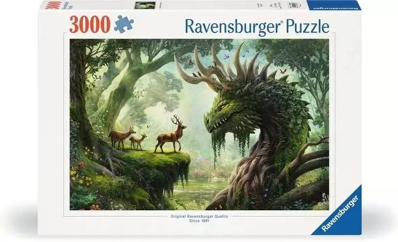 Puzzle 3000. Przebudzenie Leśnego Smoka - tantis.pl