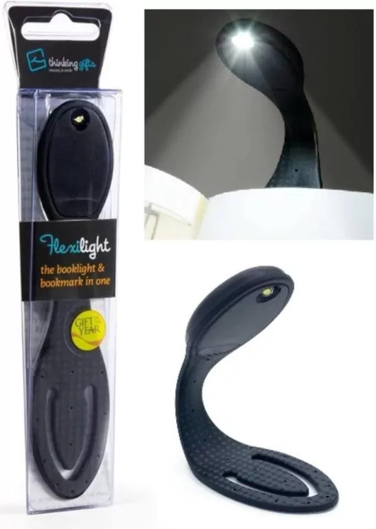 Lampka do książki Flexilight. Czarna - tantis.pl