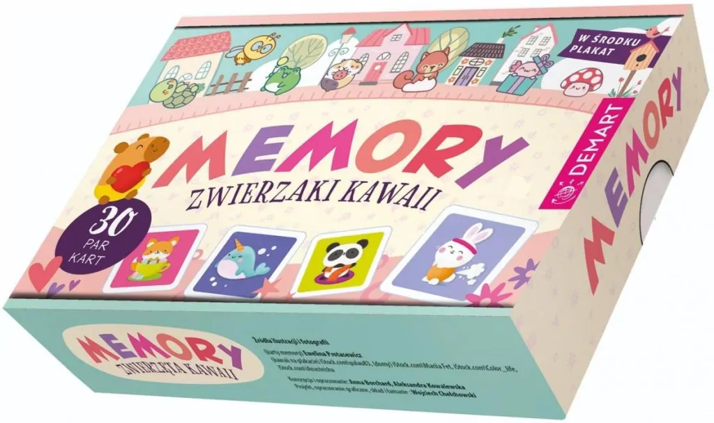 Memory. Zwierzaki kawaii - tantis.pl