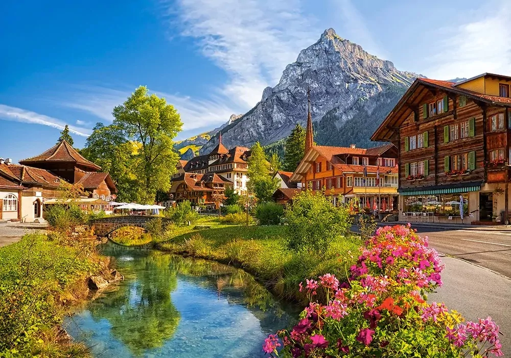 Puzzle 500. Kandersteg, Szwajcaria - tantis.pl