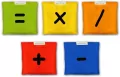 Woreczki gimnastyczne zestaw znaki matematyczne - tantis.pl
