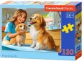 Puzzle 120 Dogs at the Vet CASTOR - tantis.pl
