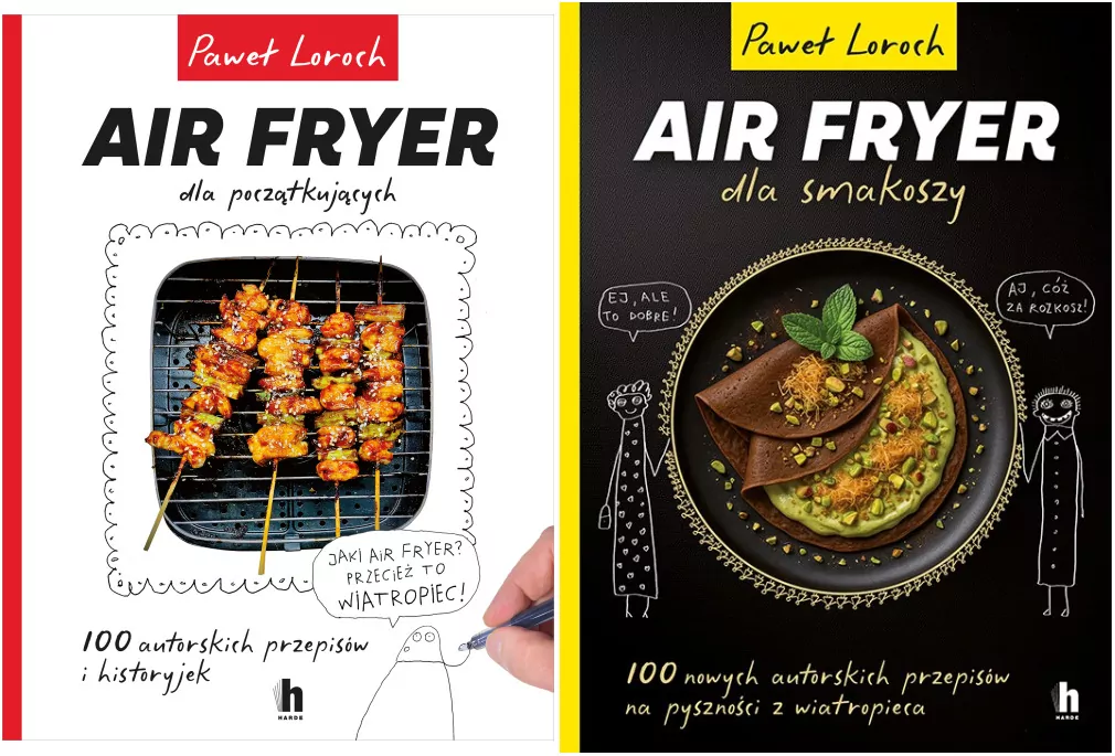 Pakiet: Air Fryer dla początkujących / AirFryer dla smakoszy. 100 nowych autorskich przepisów z wiatropieca - tantis.pl