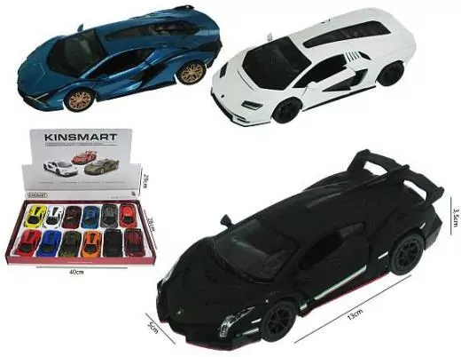 Lamborghini Collection 13cm z napędem KT5452D mix cena za 1 szt - tantis.pl