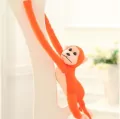 Maskotka małpka z dźwiękiem pomarańczowa 80cm - tantis.pl