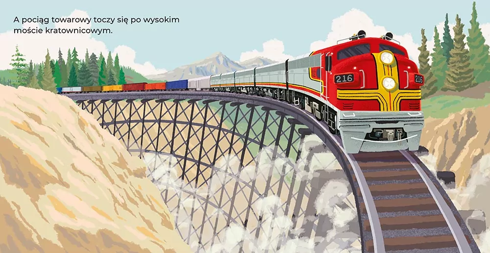 Koła idą w ruch! Moja pierwsza książka o pociągach - tantis.pl