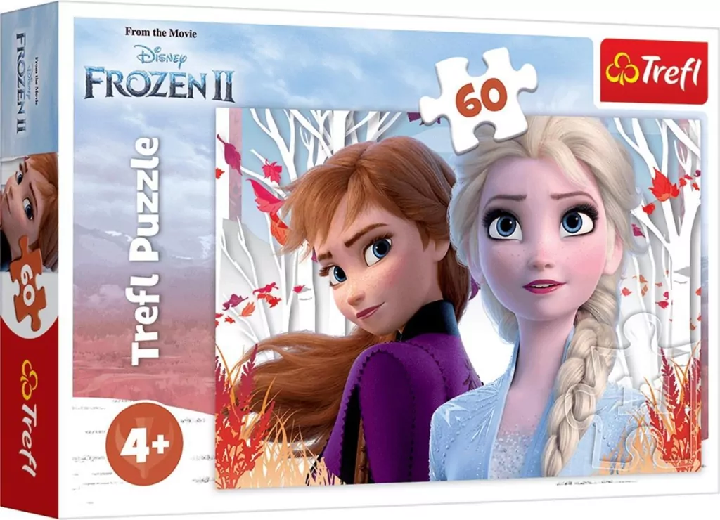 Puzzle 60. Zaczarowany świat Anny i Elsy. 17333 - tantis.pl