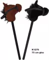 Koń na kiju z głosem 75cm. Mix - tantis.pl