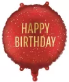 Balon foliowy pastylka Happy Birthday 35x35cm - tantis.pl