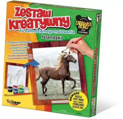 Koń Islandzki. Zestaw kreatywny do malowania
