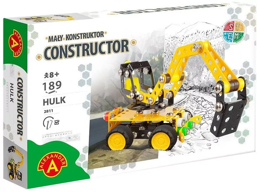 Mały Konstruktor - Hulk 8+ - tantis.pl