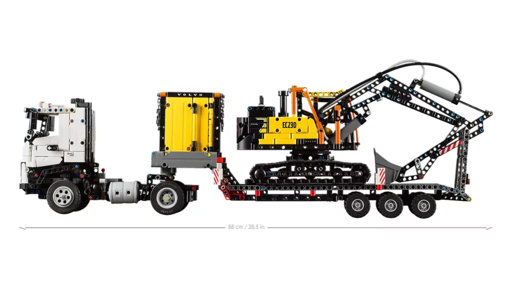 LEGO® Technic. Ciężarówka Volvo FMX i koparka EC230 Electric 42175 - tantis.pl