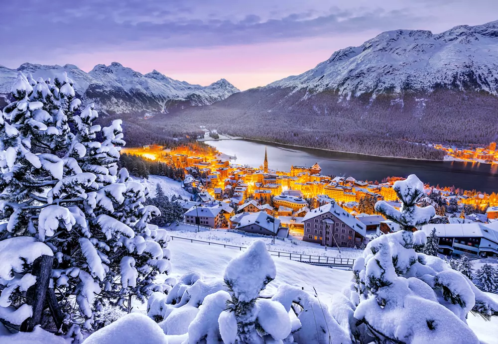 Puzzle 1000 St. Moritz, Switzerland CASTOR - tantis.pl