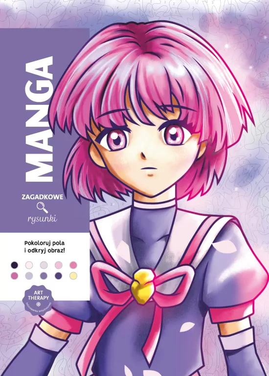 Art therapy. Kolorowanka antystresowa. Manga. - tantis.pl