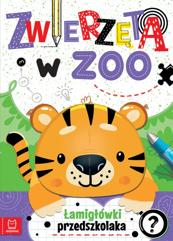 Zwierzęta w zoo. Łamigłówki przedszkolaka - tantis.pl