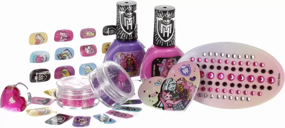 Zestaw do paznokci 22x25x4cm Monster High - tantis.pl
