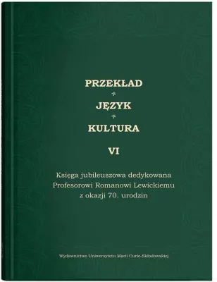Przekład. Język. Kultura T.6