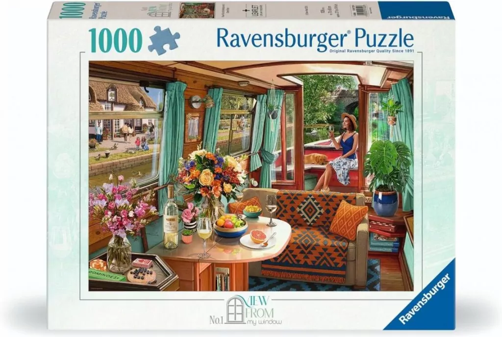 Puzzle 1000 Canal Boat - tantis.pl