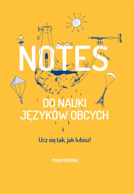 Notes do nauki języków obcych pomarańczowy - tantis.pl