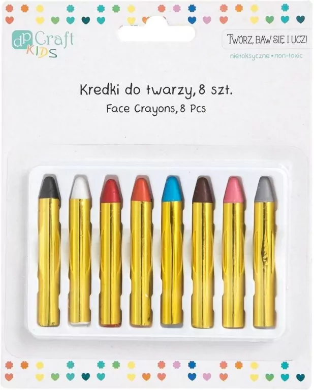 Kredki do twarzy 8szt - tantis.pl