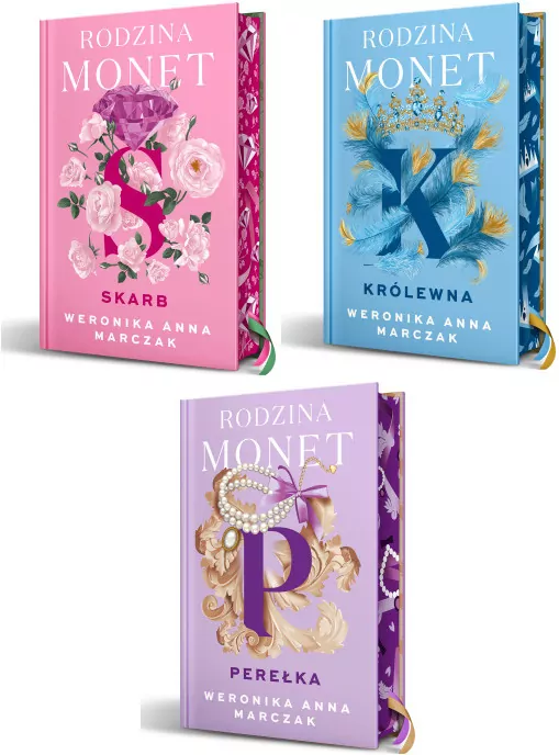 Pakiet: Skarb / Królewna / Perełka. Rodzina Monet. Tom 1-3. Wydanie specjalne - tantis.pl