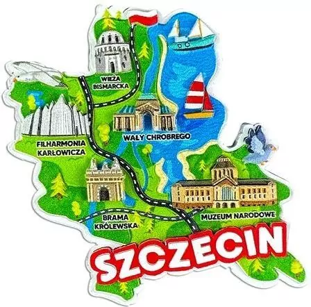 Magnes I love Poland Szczecin ILP-MAG-C-SZCZ-36 - tantis.pl