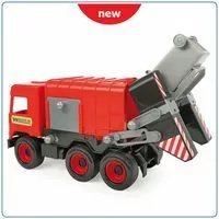 Śmieciarka czerwona. Middle truck - tantis.pl