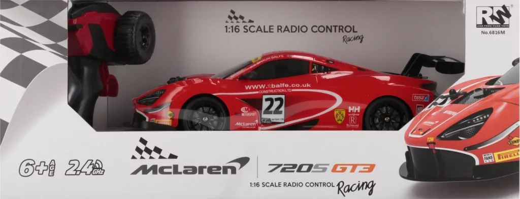 Auto wyścigowe zdalnie sterowane McLaren 720S GT3 Mega Creative 544202 mix cena za 1 szt - tantis.pl