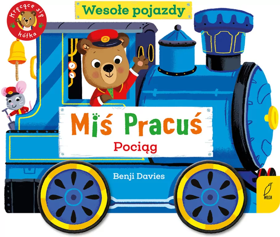Miś Pracuś. Wesołe pojazdy. Pociąg - tantis.pl