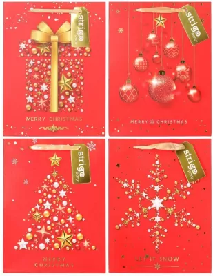 Torba prezentowa Święta 18x23x10cm mix STRIGO