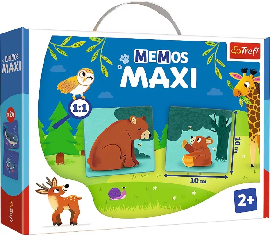 Memo Maxi Zwierzęta i dzieci TREFL - tantis.pl