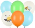 Balony. Pojazdy budowlane, 30cm - tantis.pl