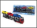Auto transporter z 3 autami, metalowe - tantis.pl
