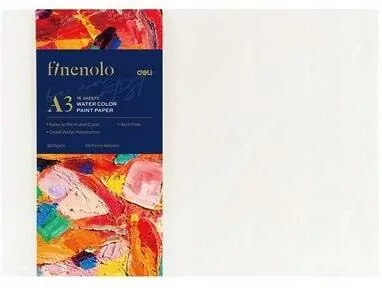 Papier akwarelowy A3 biały DELI - tantis.pl
