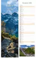 Kalendarz 2026 ścienny pasek Tatry - tantis.pl