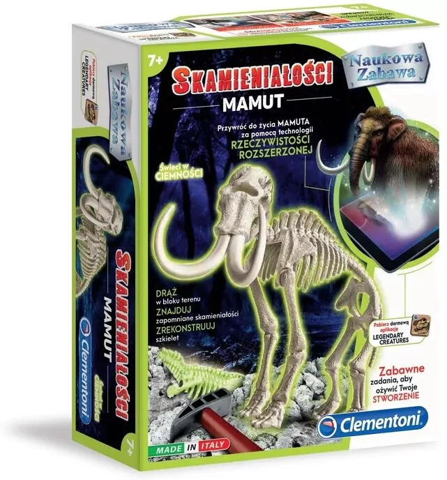 Skamieniałości. Naukowa zabawa. Mamut - tantis.pl