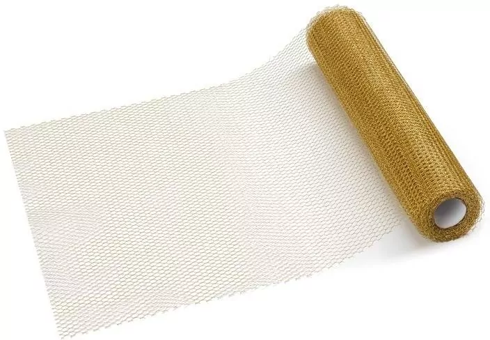 Bieżnik siatka złoty 0,36x9m - tantis.pl