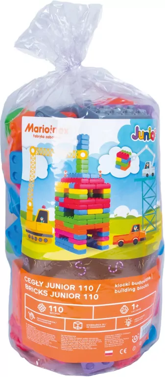 Klocki Budowlane Cegły Junior 110 - tantis.pl